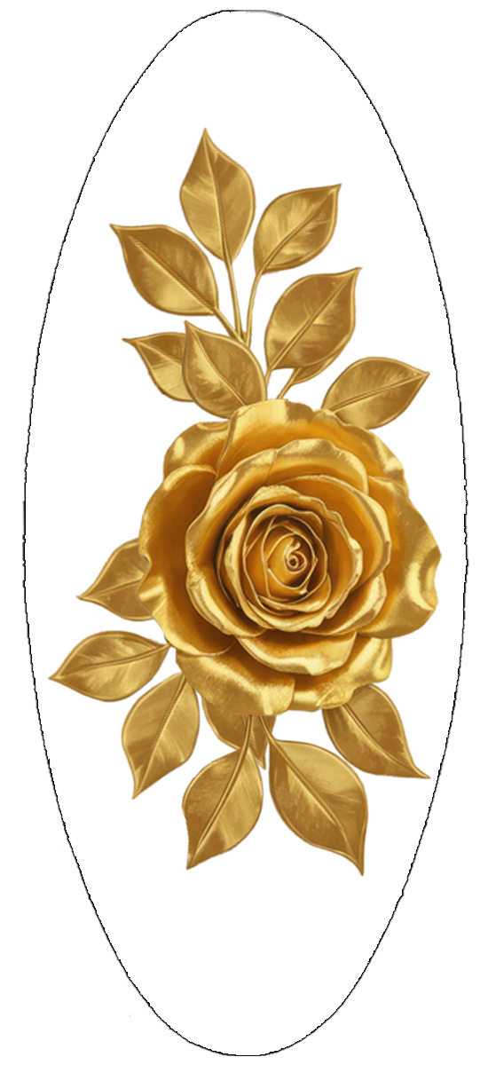 D CA A18 002 GD WT A18 WT Faux with GD Roses PROOF